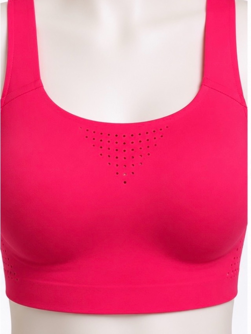 Victoria's Secret Bright Pink Scoop-Neck Seamless Sports Bra
